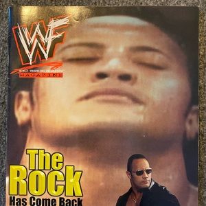 WWF Vintage Magazine September 2001 The Rock